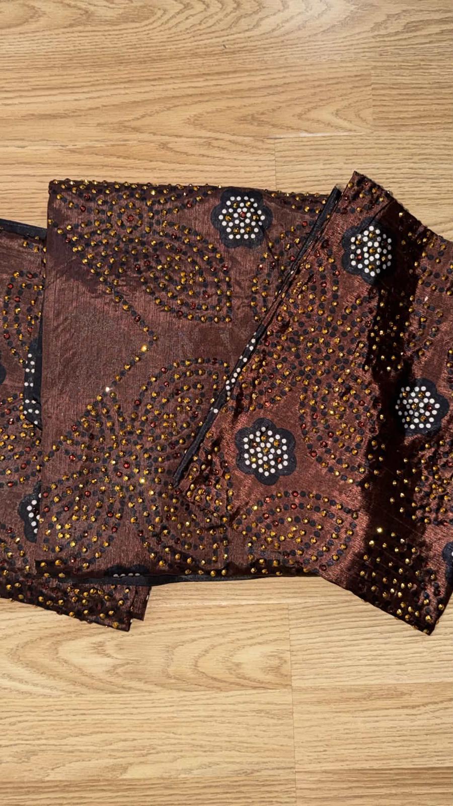 Custom Brown shaash set (final payment)