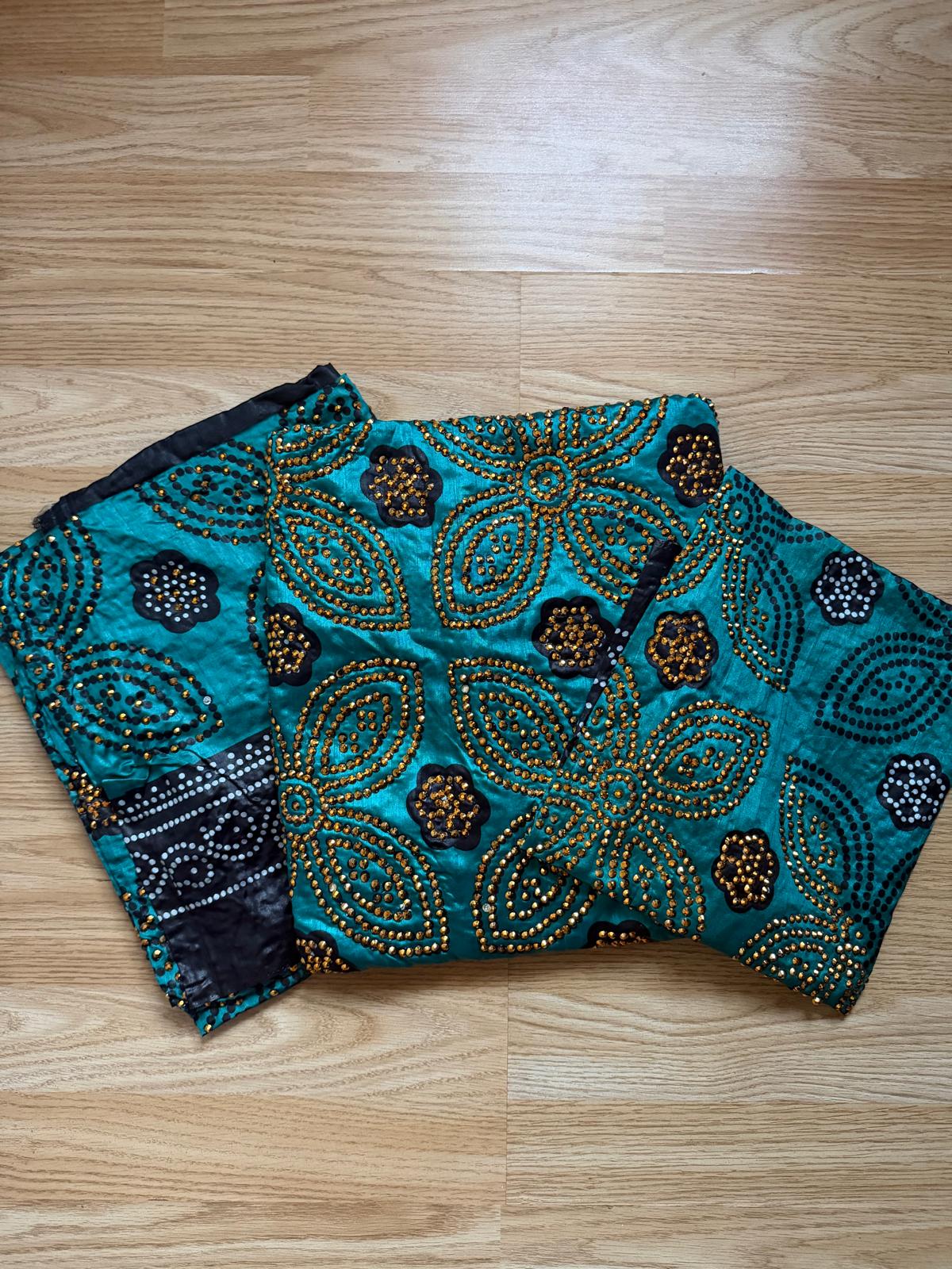 Turquoise Shaash Set