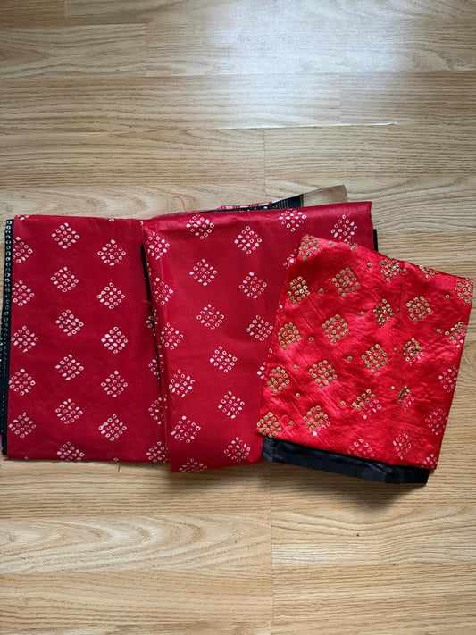 Red and Gold Shaash Set